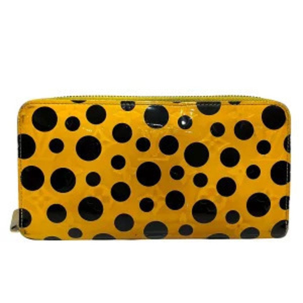 Louis Vuitton Vernis Dot Infinity Yayoi Kusama Collaboration Zippy Wallet Long